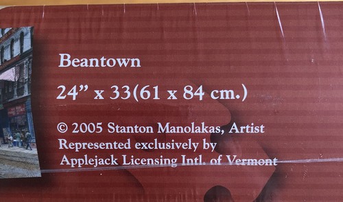 "Beantown" 1500 Piece Jigsaw Puzzle by Serendipity Puzzle Co. Stanton Manolakas - Picture 9 of 11