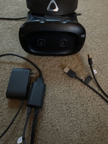 Genuine HTC VIVE Cosmos Elite VR Virtual Reality PC HEADSET w/ Cords ONLY - Afbeelding 1 van 2