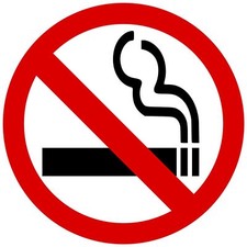 NO SMOKING SIGN DECAL STICKER 3M USA MADE TRUCK BIKE HELMET VEHICLE WINDOW WALL