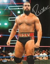 Rusev Signed 11x14 Photo BAS Beckett COA WWE Pro Wrestling Picture Autograph 725