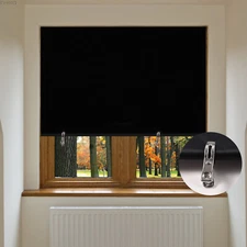 Blackout Roller Blinds for windows,Custom Size Cordless Shades UV Protection