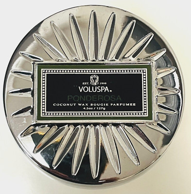 Neu VOLUSPA 'PONDEROSA' Reise-Duftkerze - 4,5oz (127g)