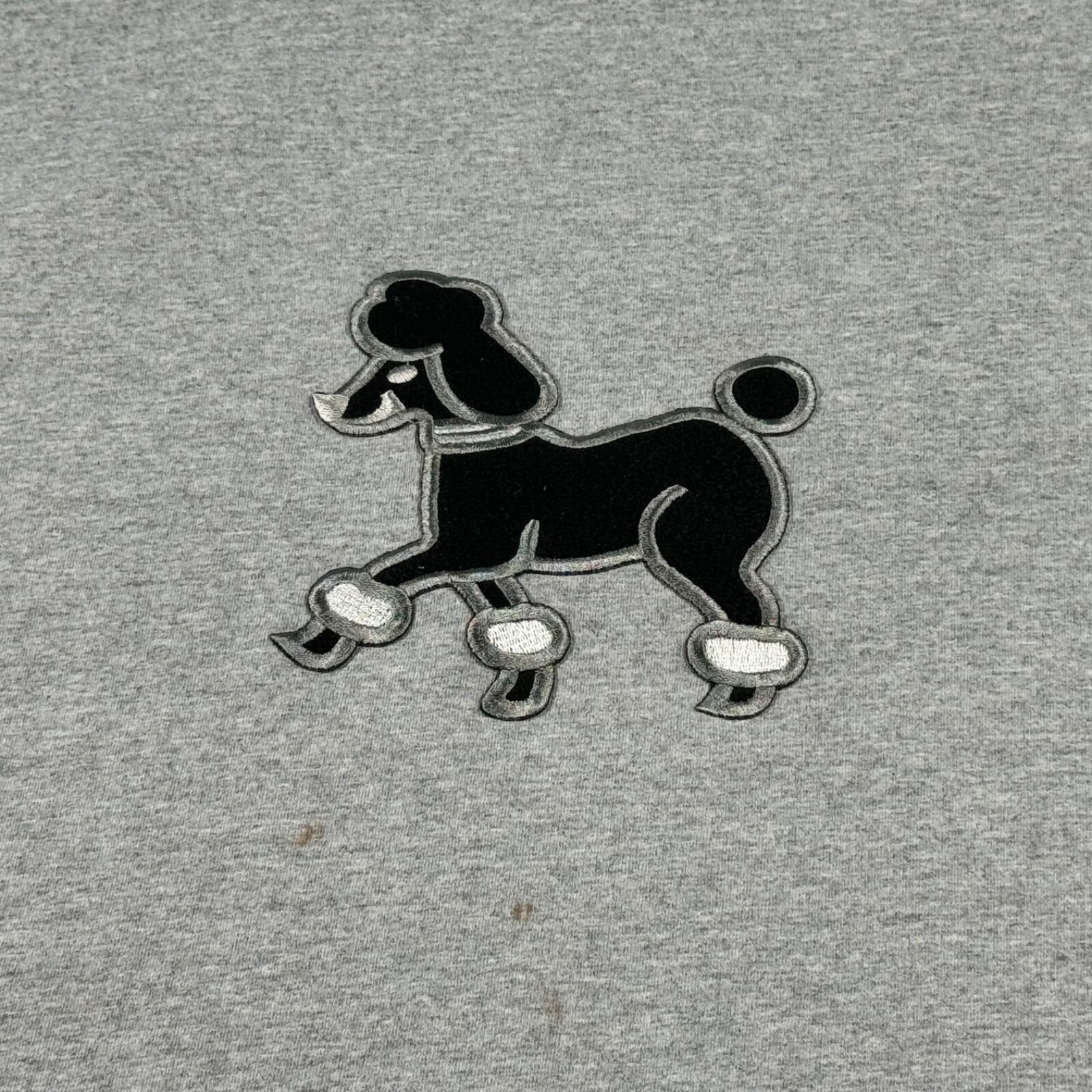 ALTRA Camicia barboncino adulto extra large grigio razza cane compagno grafica uomo