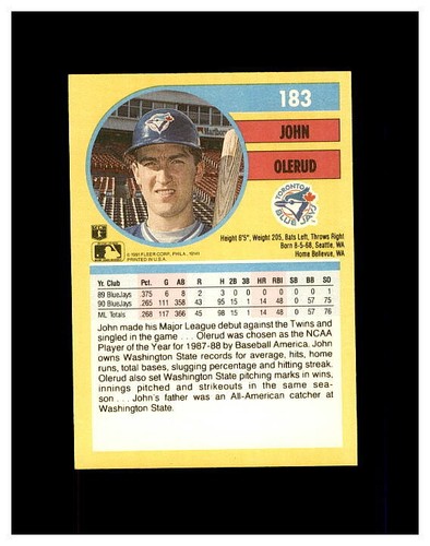 JOHN OLERUD YOU PICK EVERY CARD ROOKIES, INSERTS HIGH GRADE CARDS HUNDREDS!!! - Picture 70 of 260