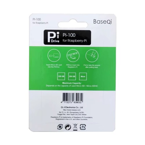 For Raspberry Pi Micro SD to SD Card Adapter BaseQi Plastic Memory Card Reader - Picture 5 of 8