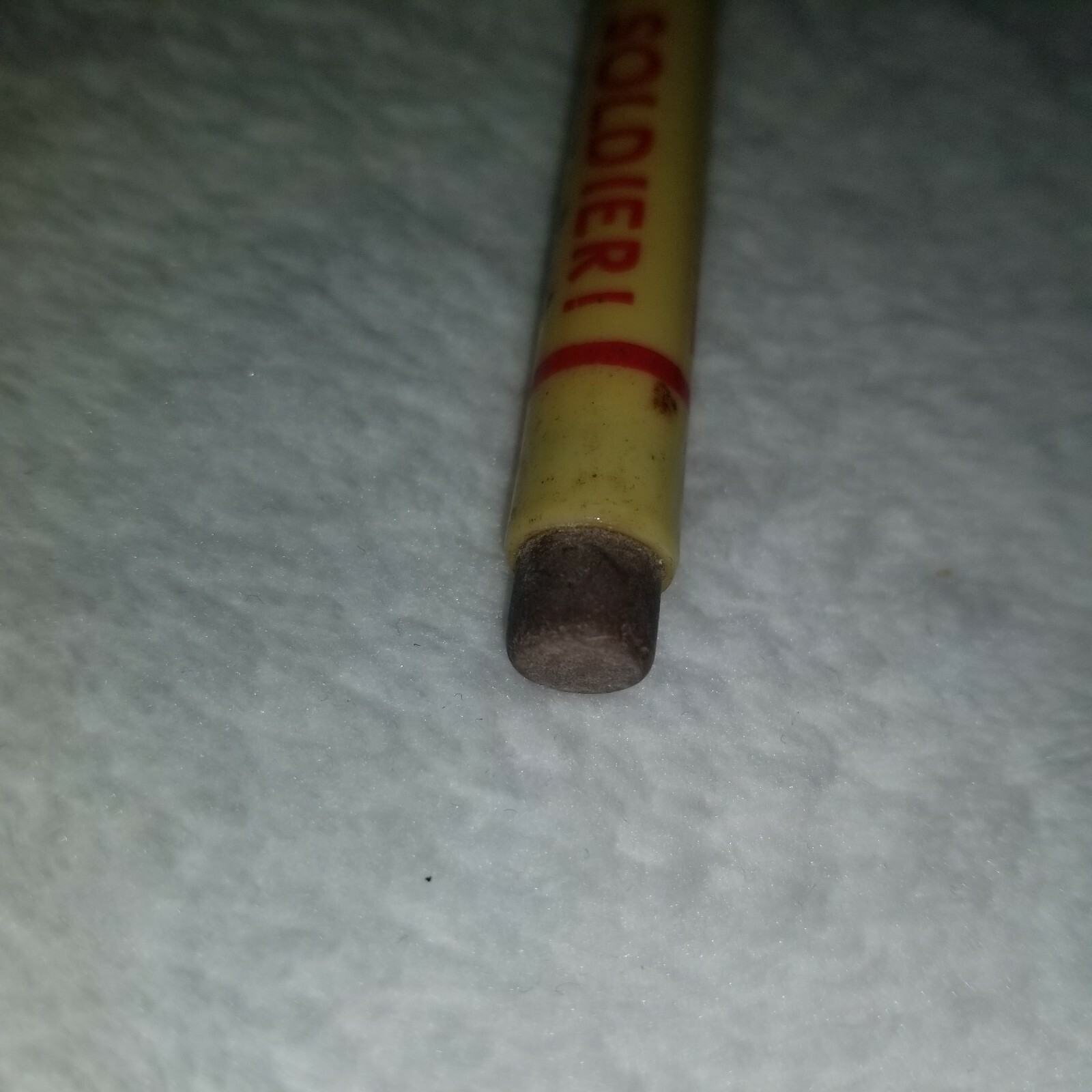 Small Bullet Pencil Sized No Led Only Eraser War Pant Soldier Amary, Miss Eraser