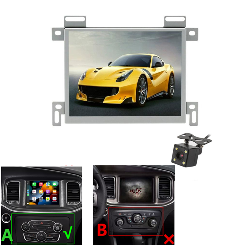 For Jeep Grand cherokee 2014-2022 Android Car Stereo Radio CarPlay GPS Navi +Cam