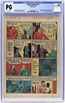 Action Comics (1938 DC) 23 CGC Page 4 Only 4697241006 1st app. Lex Luthor