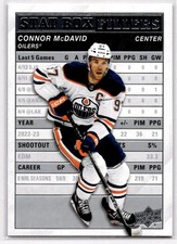 2023-24 Upper Deck Stat Box Fillers Connor McDavid Edmonton Oilers #SB-21