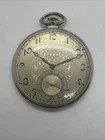 Great Elgin 14K Wadsworth Quality White Gold Filled Antique 12s Pocket Watch Run