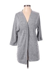 Dex Women Gray Cardigan XS