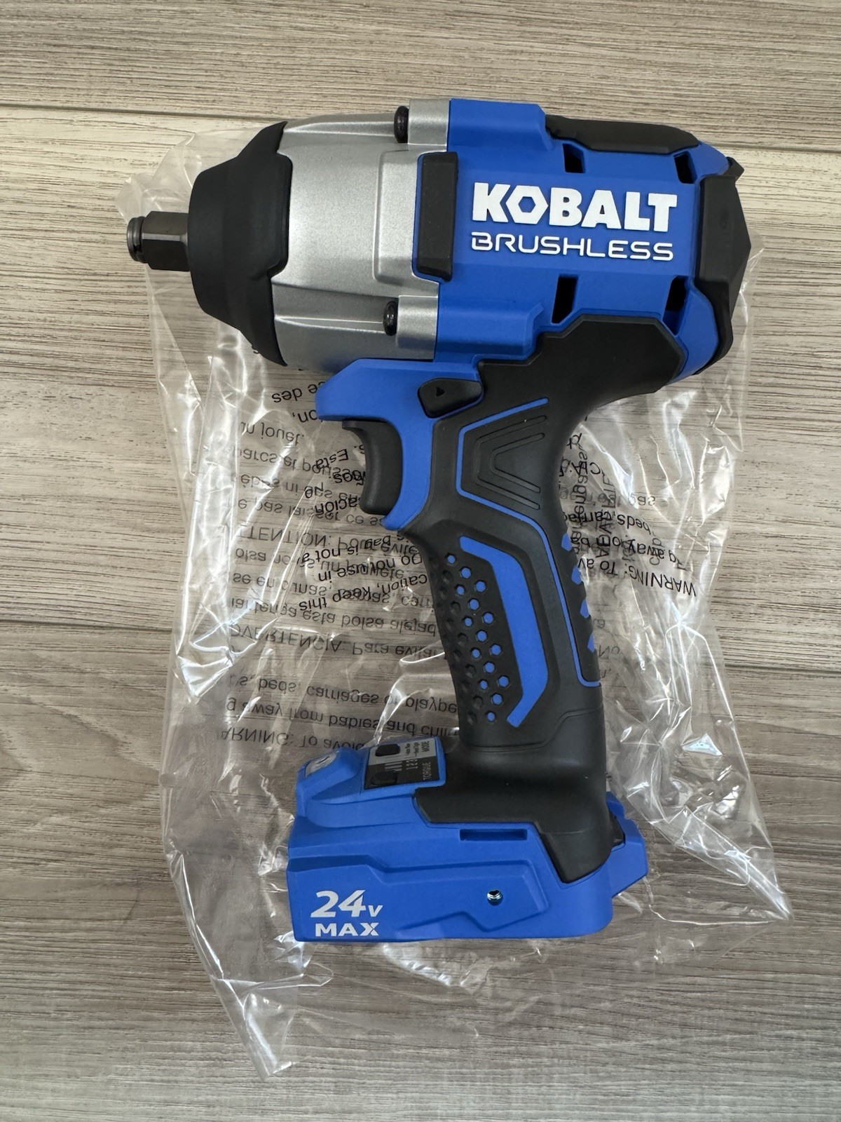 Kobalt KIW124B-03 24-volt Max 1/2-in Drive Brushless Cordles