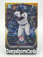 2023 Bowman Chrome Prospects Yosy Galan Gold Shimmer /50 1st Bowman SP #BCP-221