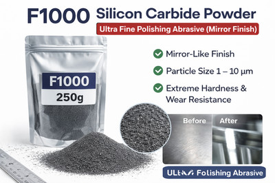 Silicon Carbide Powder F1000 250g Ultra Fine Polishing Abrasive