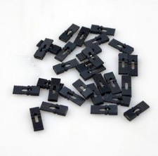 500pcs Black mini jumper with handle (shunts) for 2.54mm pin header connector  