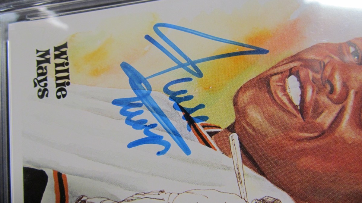 Willie Mays signed Perez Steel HOF Postcard PSA Certified | eBay