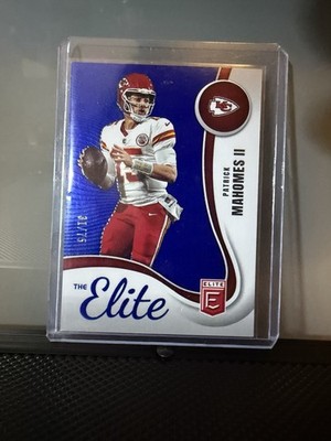 Patrick Mahomes 2025 Panini Donruss Elite The Elite Blue /75 Kansas City Chiefs
