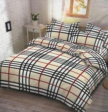 4 Piece Complete Bedding Set Soft Breathable All Season Comfort UK Sizes