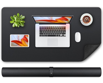 HOOMIL Desk Pad, 32'' x 16'' Extended Large Non-Slip PU Leather Computer Mouse ...