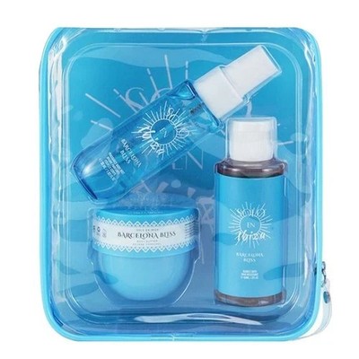 New In Pack Solo En Ibiza Barcelona Bliss 3 Piece Set body mist butter & b bath