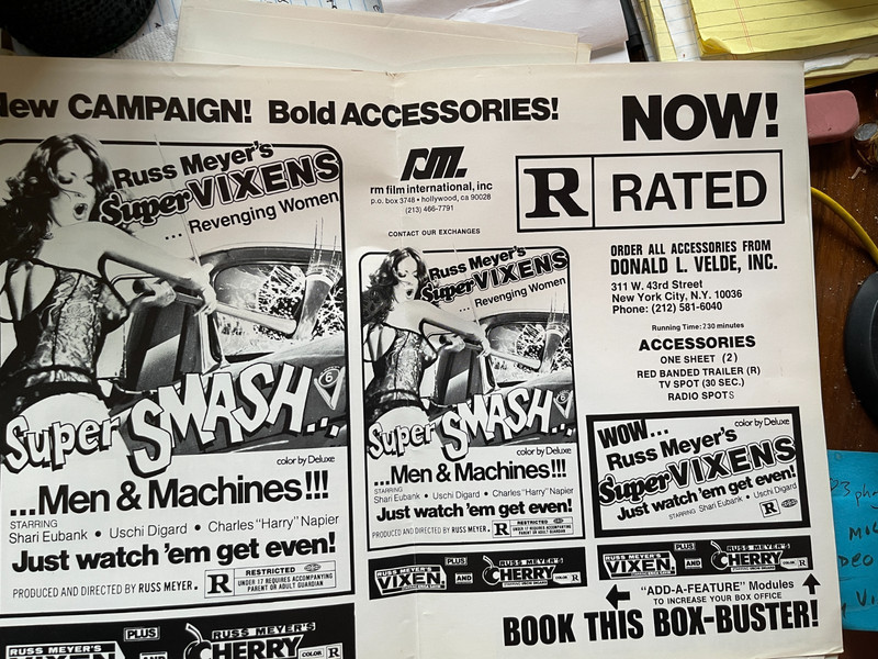 Russ Meyer's Super Vixen's Revenging Women Sexploitation Movie 2 Pressbooks