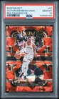 2023 PANINI SELECT RED CRACKED ICE #87 VICTOR WEMBANYAMA ROOKIE RC PSA 10