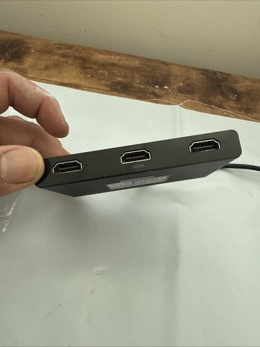 Star Tech 3 Port Multi Monitor Adapter Mini DisplayPort to 3x HDMI MSTMDP123H - Zdjęcie 2 z 4