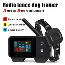 Electronic Pet Fence System 480M GPS Wireless Dog Fence Rechargeable Vibration S