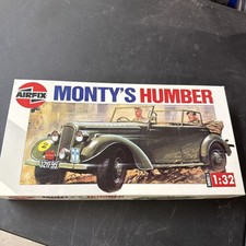 Vintage 1990 Airfix Montys Humber Series 5 132 Scale Plastic Model Kit