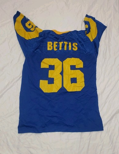 Vintage Jerome Bettis Los Angeles LA Rams Starter Jersey Sz 48 Large st - Picture 2 of 4