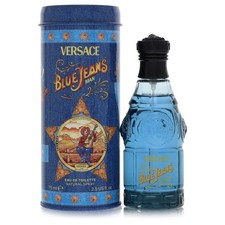 Blue Jeans by Versace Eau De Toilette Spray New Packaging 2.5 oz for Men