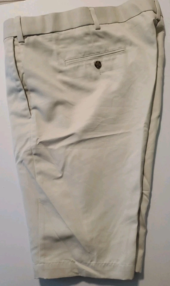 Новый с Ярлыками Мужская Roundtree & Йорк большой человек бежевый путешествий Smart Sz 52 плоский передний классический - Изображение 4 из 4