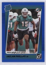 2021 Panini Donruss Rated Rookie Press Proof Blue Jaelan Phillips #336 19di