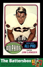1976 Topps #210 Jim Langer AP NM+ X3735540