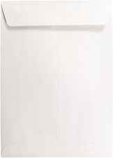 7 1/2 X 10 1/2 Open End Catalog Commercial Envelopes - White - 50/Pack