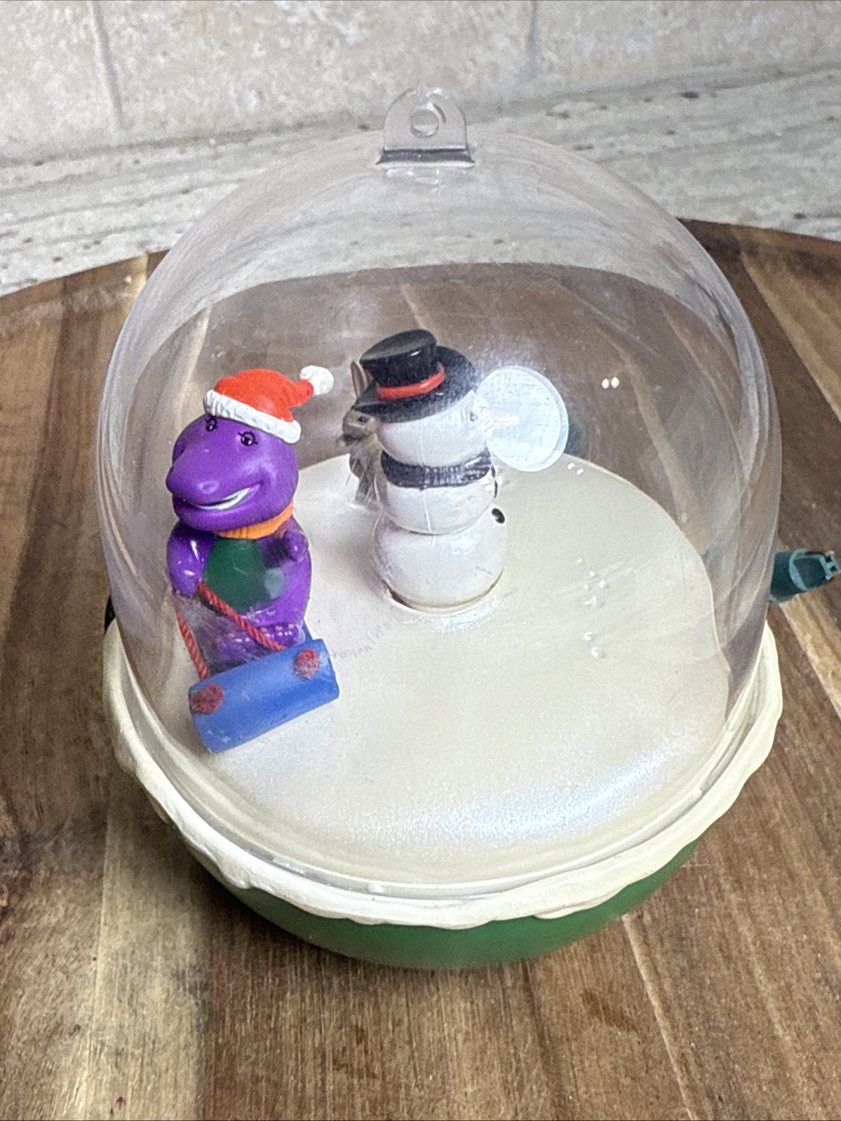 Hallmark Keepsake Ornament “Magic” with Barney and Snowman-1994