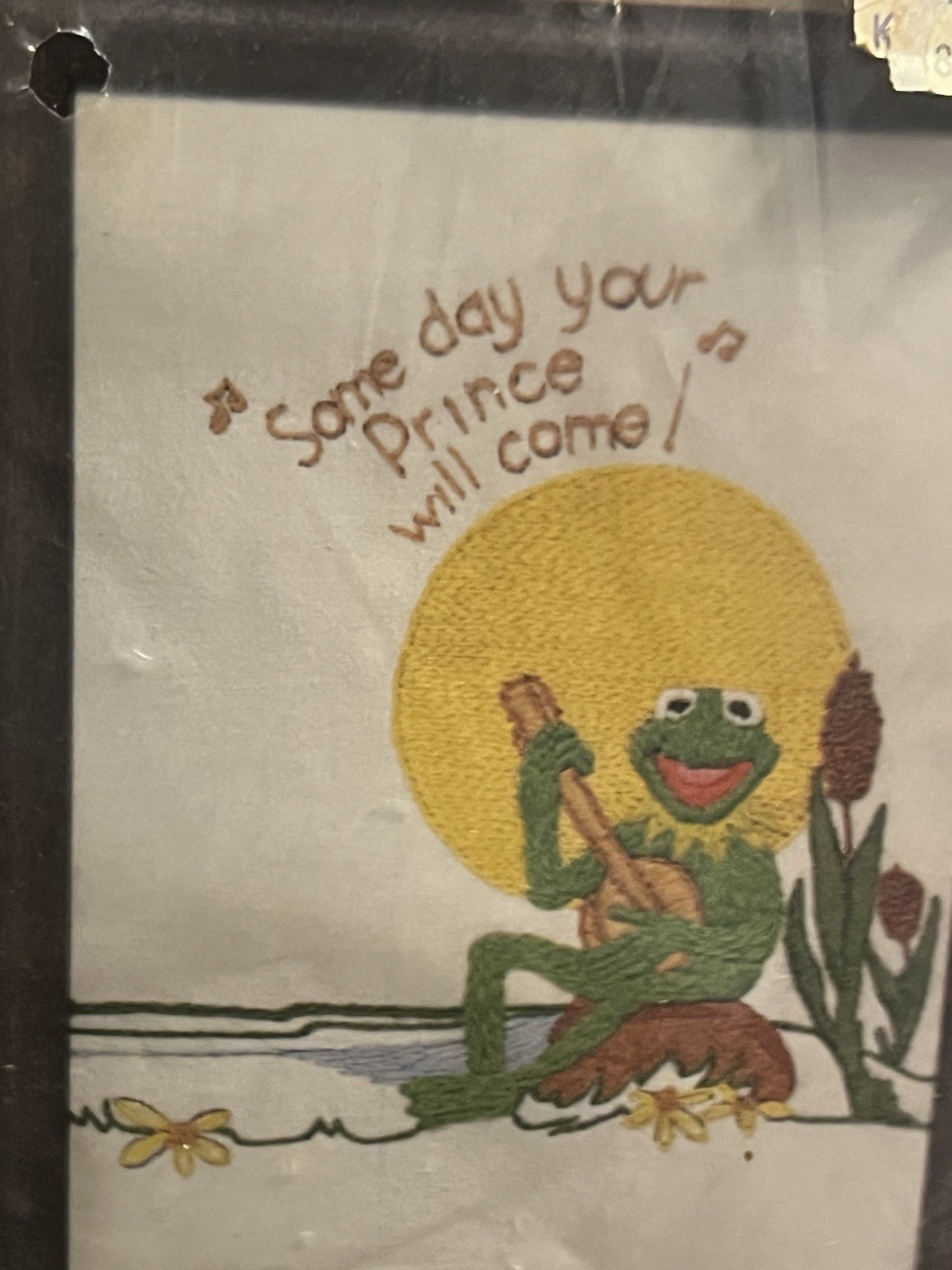 Rare Vintage 1980 Caron Muppet Collection Kermit The Frog Crewel Kit Sealed 5x7