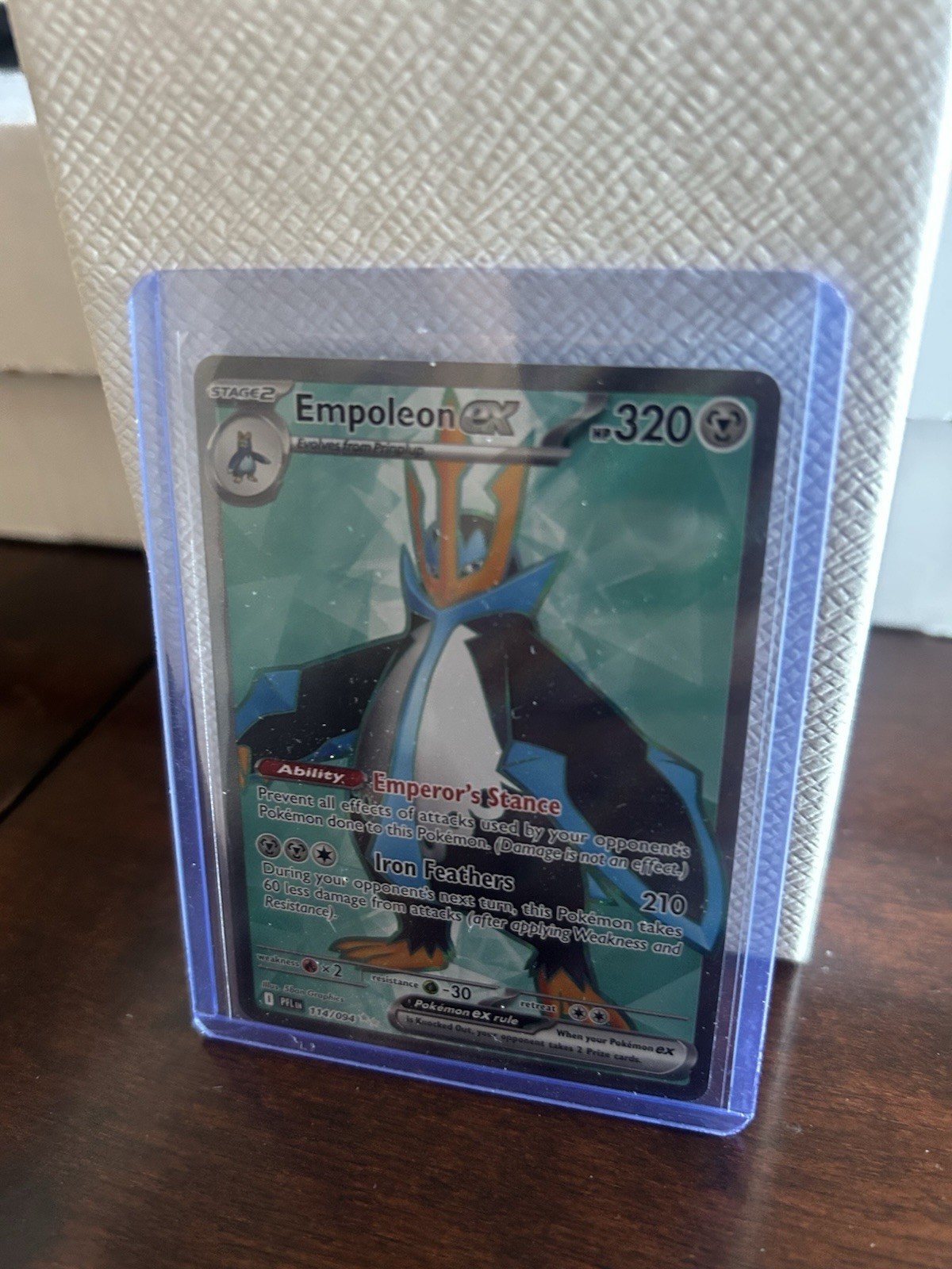 Pokémon TCG: Empoleon EX 114/94 - Phantasmal Flames - Ultra Rare Full Art - NM/M