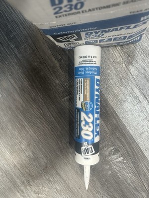 6 Pack Of DAP Dynaflex 230 Caulk White 10.1 oz
