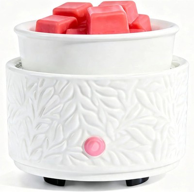 Wax Melt Warmer 3-in-1 Electric, Ceramic Wax Burner for Scented Wax & Essential