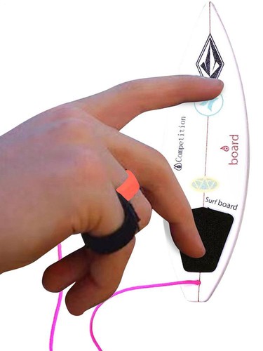 Finger Surfboard Cool Fingerboard Toy Surf the Wind Plastic Mini Board Portable - Picture 9 of 11