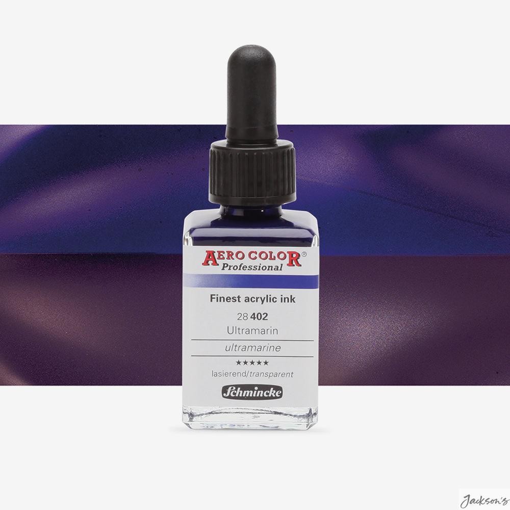 Schmincke Aero Color Acrylic Ink 28ml Ultramarine For Airbrush And Pens