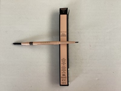 Gucci Waterproof Eyebrow Pen Shade 04 BRUN Brandneu Dual Ended UVP 36£