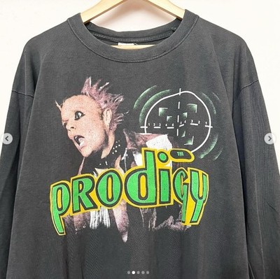 1996 The Prodigy - Keith Flint / Firestarter Vintage Long Sleeves Shirt Reprint