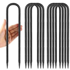 Trampoline Wind Stakes 12 Inch 8-Pack 5/16" Diameter Heavy Duty - Secure