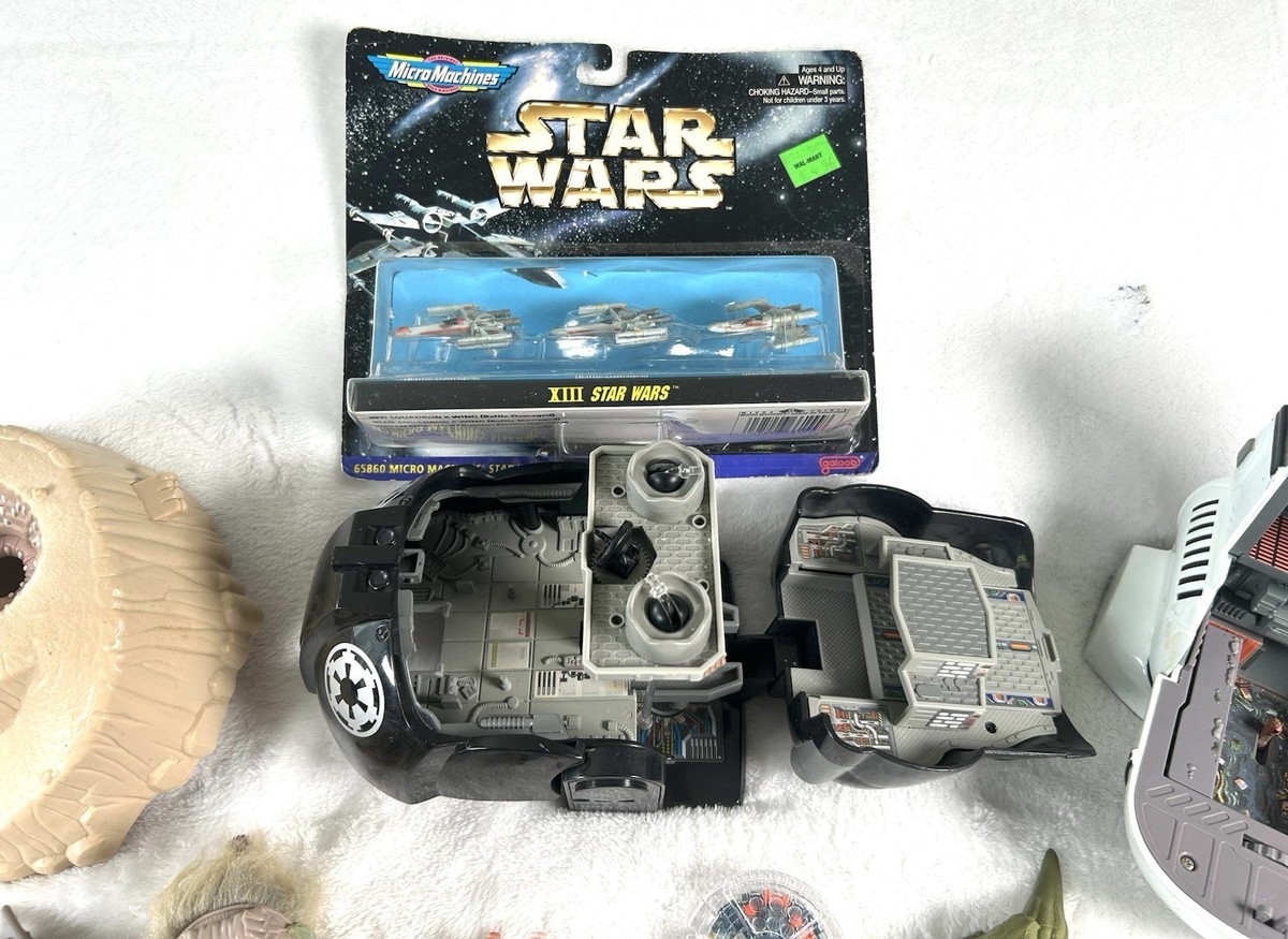 HUGE Star Wars Micro Machines Lot 100+ Pieces Figures Ships