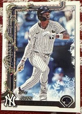 2025 Topps Holiday | Jazz Chisholm Jr H176 | Red Holiday Back SP Yankees