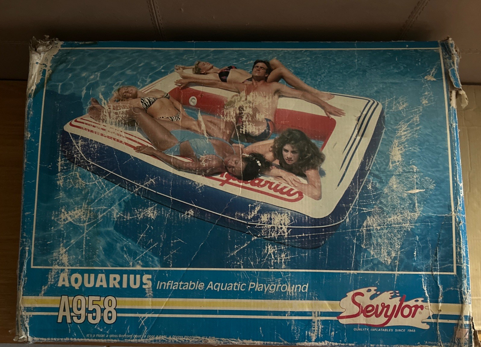 Parque infantil acuático inflable vintage Sevylor Aquarius, modelo A958