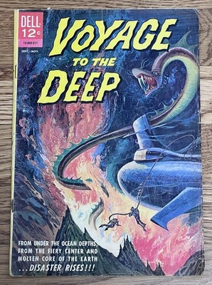 Voyage to the Deep #1 Dell 1962 Sci-Fi Comic Sea Monster Submarine