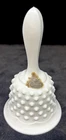 Vintage FENTON HOBNAIL White Milk Glass Dinner Bell- Excellent Condition